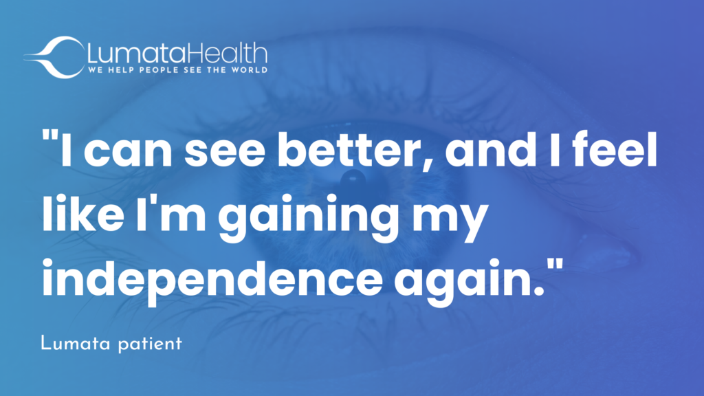 Lumata patient quote